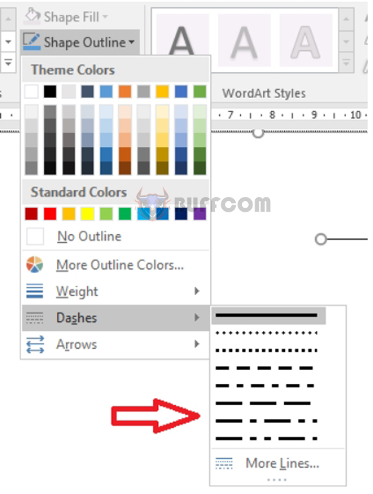 3 Simple Steps to Draw Dotted Lines in Microsoft Word5