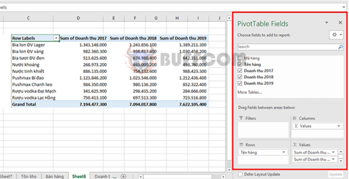 Basic Guide to Using PivotTable for Beginners
