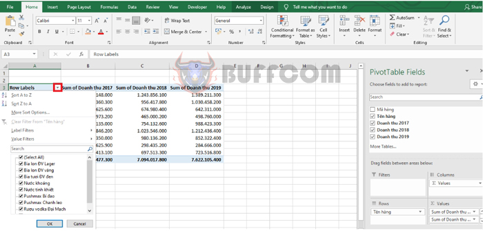 Basic Guide to Using PivotTable for Beginners5