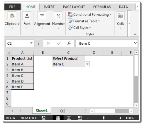 Creating a Dynamic Dropdown List with Data Validation in Excel