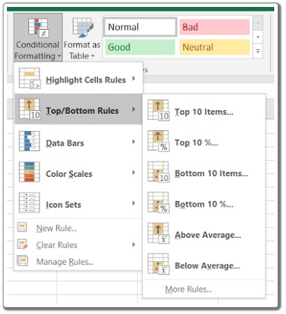 Exploring Advanced Techniques for Conditional Formatting in Excel