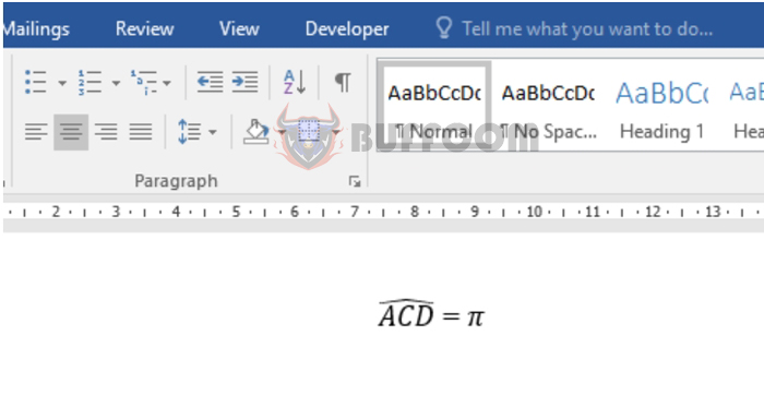 Guide to Two Methods of Writing Angle Symbols in Microsoft Word5