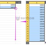 How to Automatically Fill Incrementing Cells in Excel?