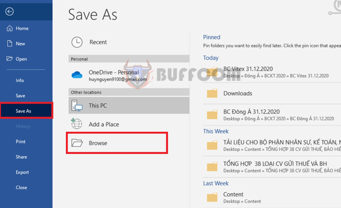 Instructions for Opening and Saving Documents in Word5
