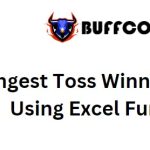 Longest Toss Winning Streak - Using Excel Functions