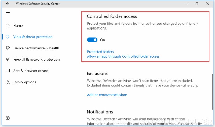 Security Features in Windows 10 Pro 5