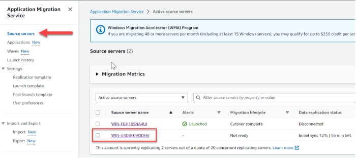 Upgrading Microsoft Windows Server 2012 with AWS Application Migration Service3