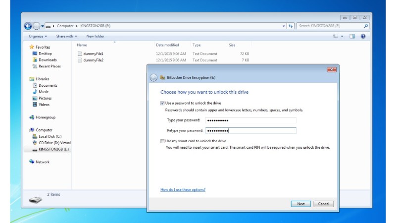 Bitlocker Windows 7