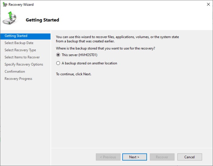 How to perform Windows Server 2022 backup and restore 4