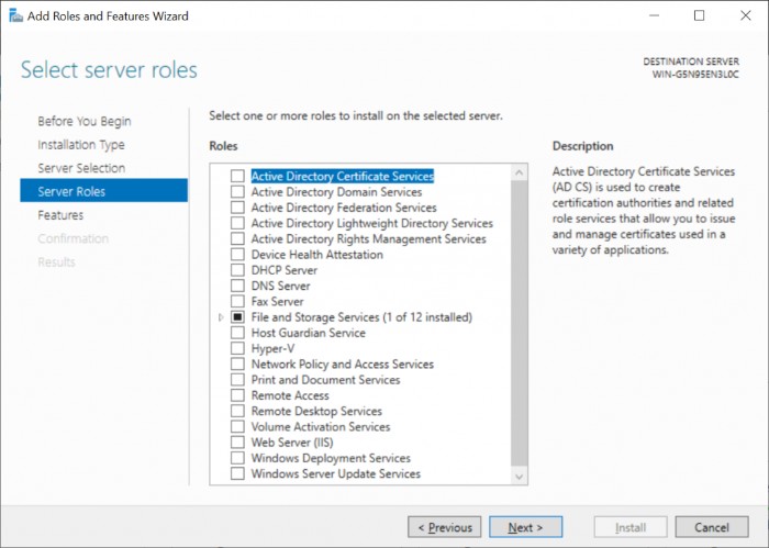 Key Roles and Features in Windows Server 2019 Essentials 3
