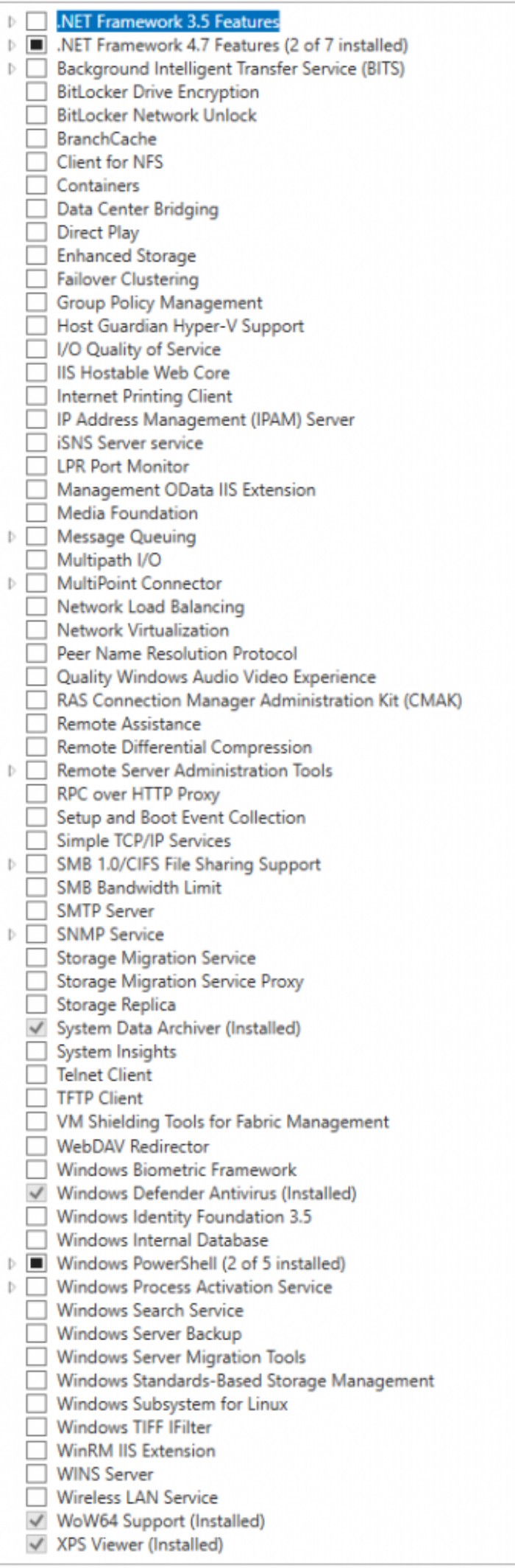 Key Roles and Features in Windows Server 2019 Essentials 5