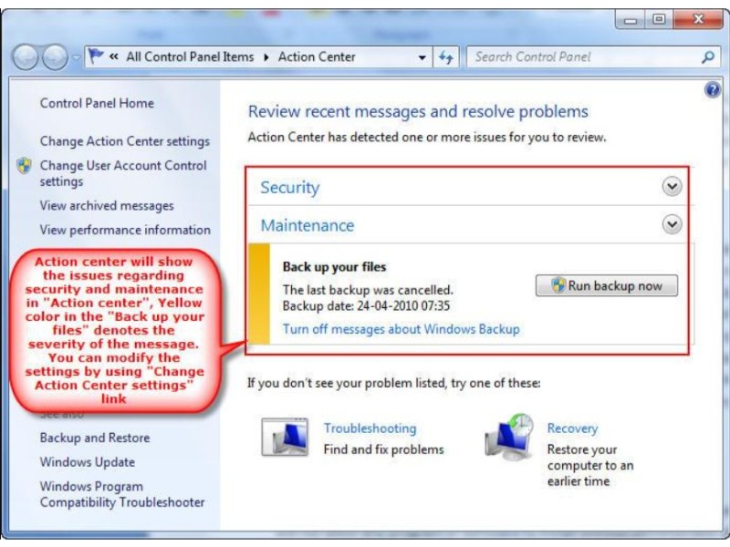 Security Measures for Windows 7