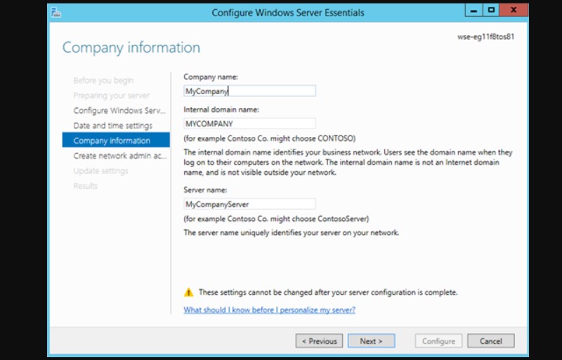 Configure the Applications Windows Essentials 2012