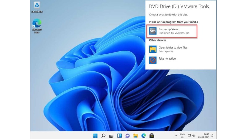 Install VMware Tools for Windows 11