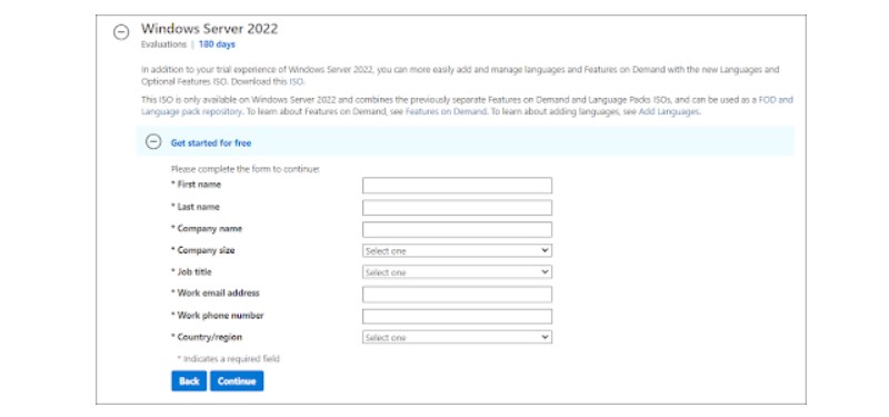 Installation and Configuration Steps for Windows Server 2022