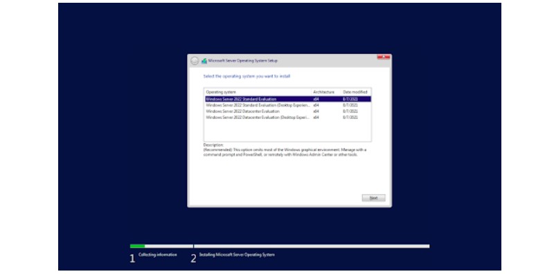 Installation and Configuration Steps for Windows Server 2022 7