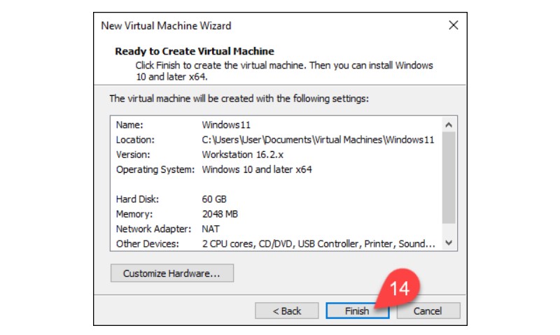 Installing and Configuring VMware for Windows 11 Virtualization