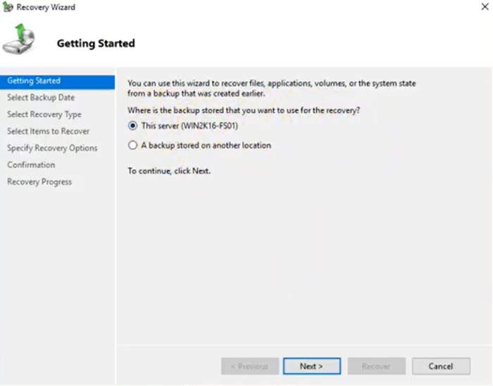 Streamlined Guide to Windows Server Backup 10