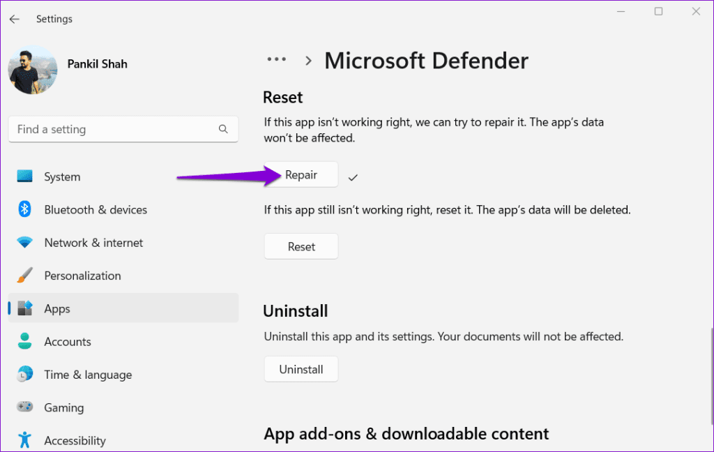 Top 6 Fixes for Unable to Log Into the Microsoft Defender App on Windows 115