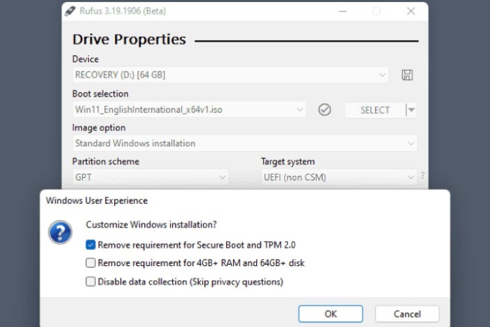 Windows 11 Installation from USB 2