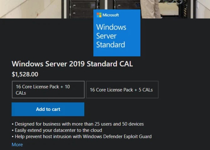 Windows Server vs Standard Windows 6