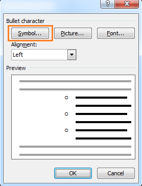 How to insert check box list in Word2
