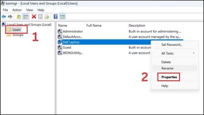 Quick Account Rename in Windows 11 12