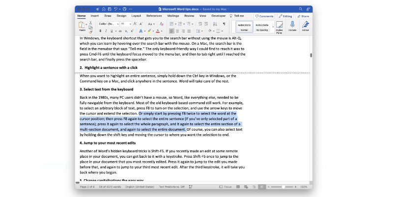 Tips and Tricks for Word on Windows 11