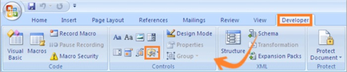 How to Insert an ActiveX Control Check Box in Word