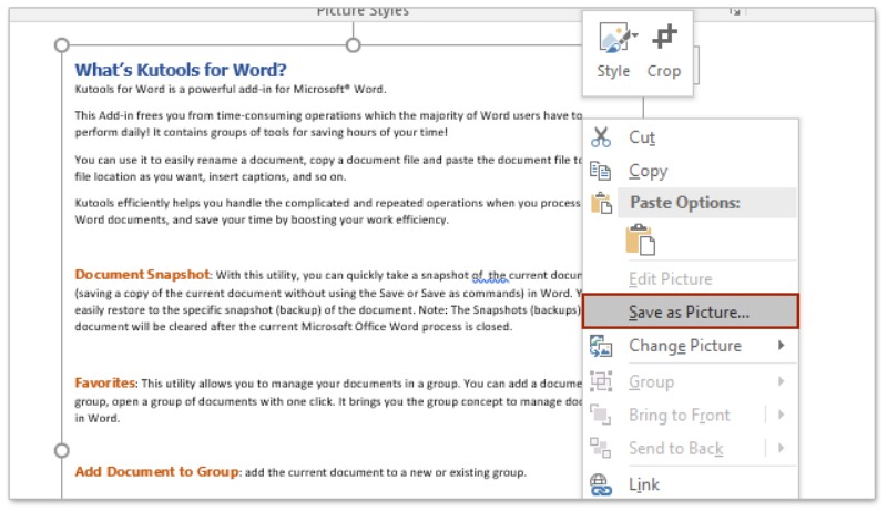 How to save Word document as image3