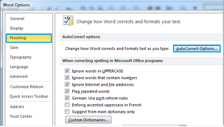 How to change straight quotes to curly quotes in word