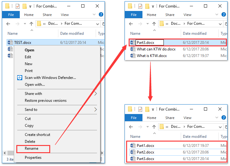 How to merge multiple documents and keep format in word4