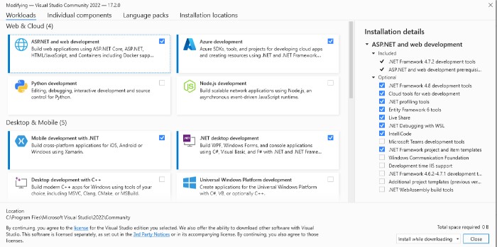 How to Do Web Forms in Visual Studio 20222