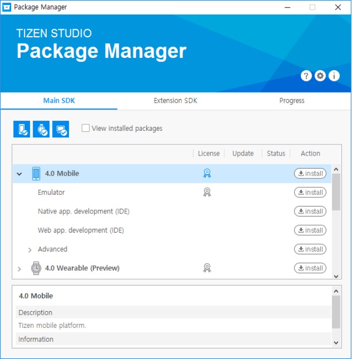 Installing Visual Studio Code Extension For Tizen