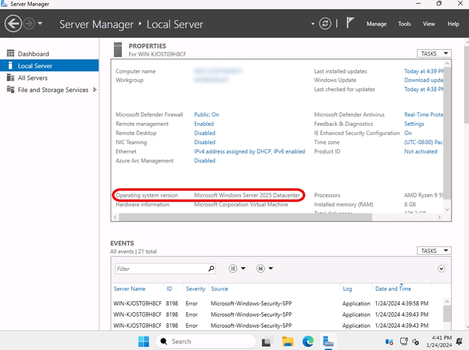 Windows Server 2025 Datacenter2